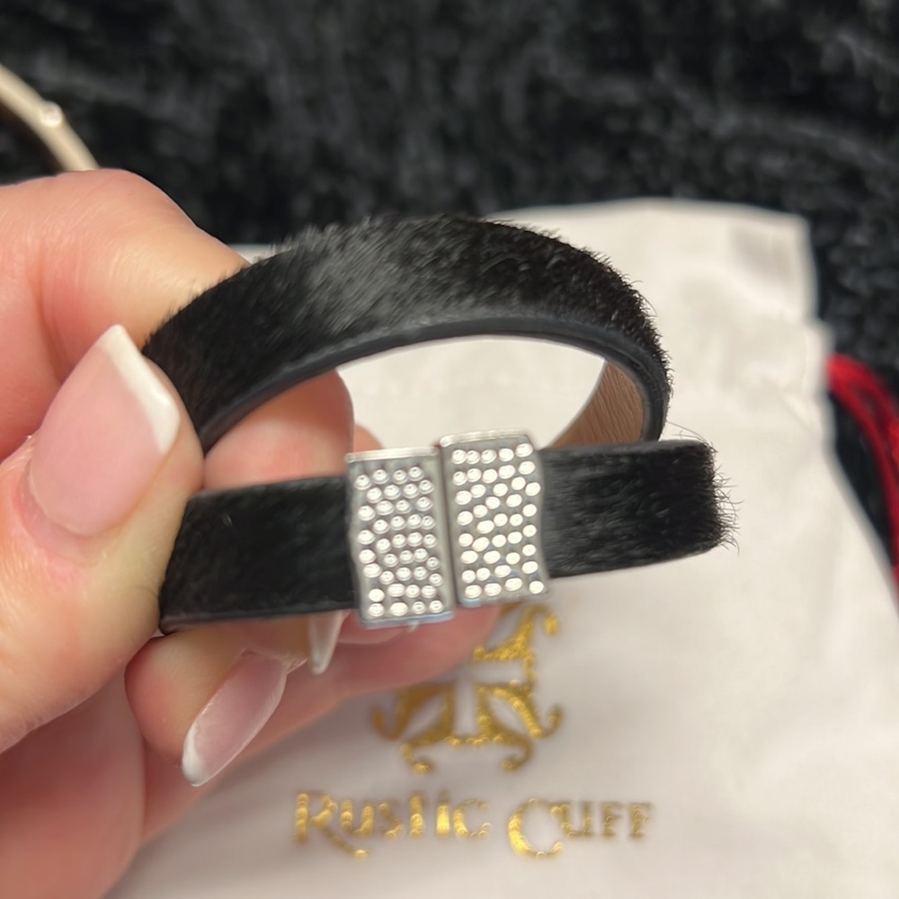 Authentic Rustic cuff bracelet bundle with two bags